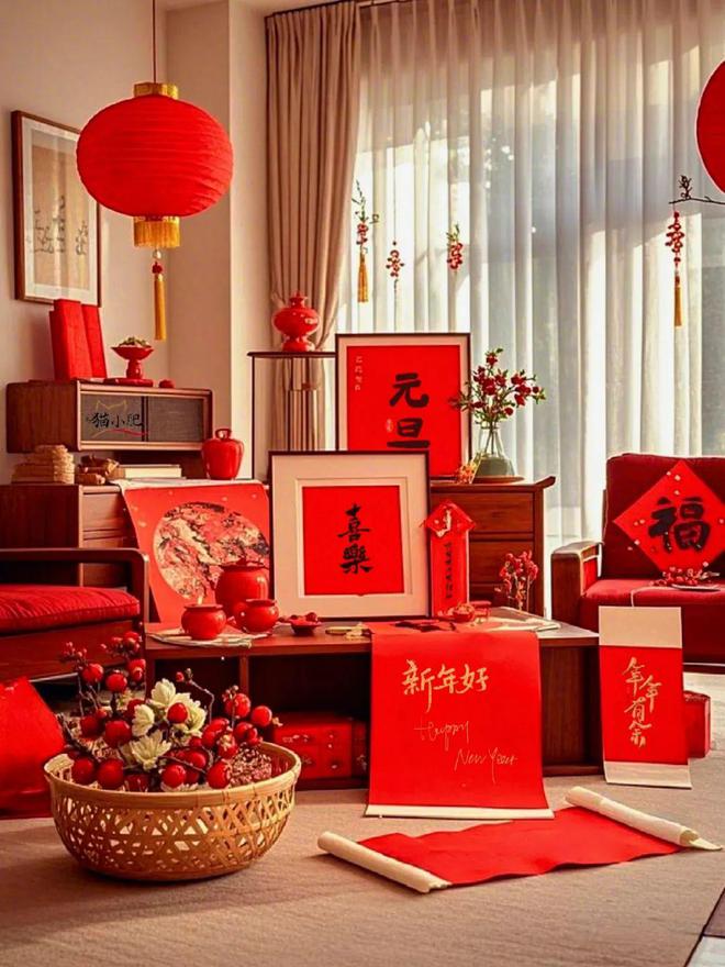 因太喜庆而走红网友：这样的年味太浓j9国际站浙江一妈妈晒出春节装饰